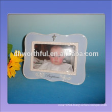 Hand painted ceramic photo frames for baby shower gift in high quality